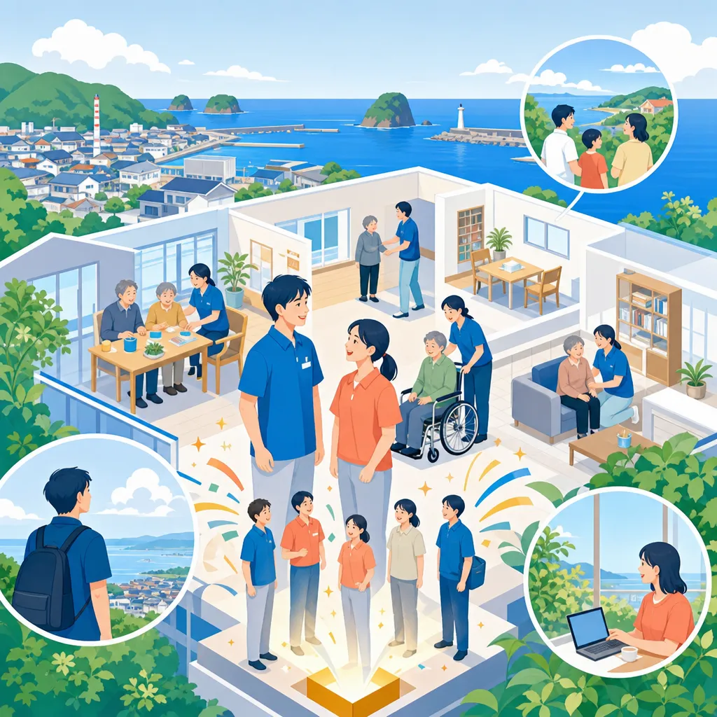 Uターンで担ういちき串木野の福祉オープニング職